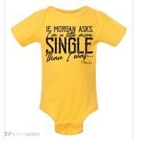 If Morgan Asks I'm A Little More Single Than I Was Baby Bodysuit thumb 0