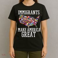 Immigrants Make America Great Gift T-Shirt thumb 4