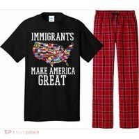 Immigrants Make America Great Gift Pajama Set thumb 0
