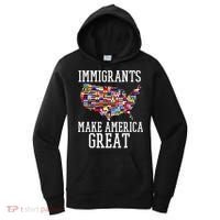 Immigrants Make America Great Gift Women's Hoodie thumb 0