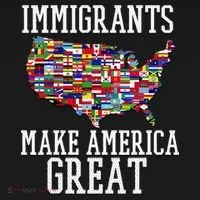 Immigrants Make America Great Gift Women's Hoodie thumb 2