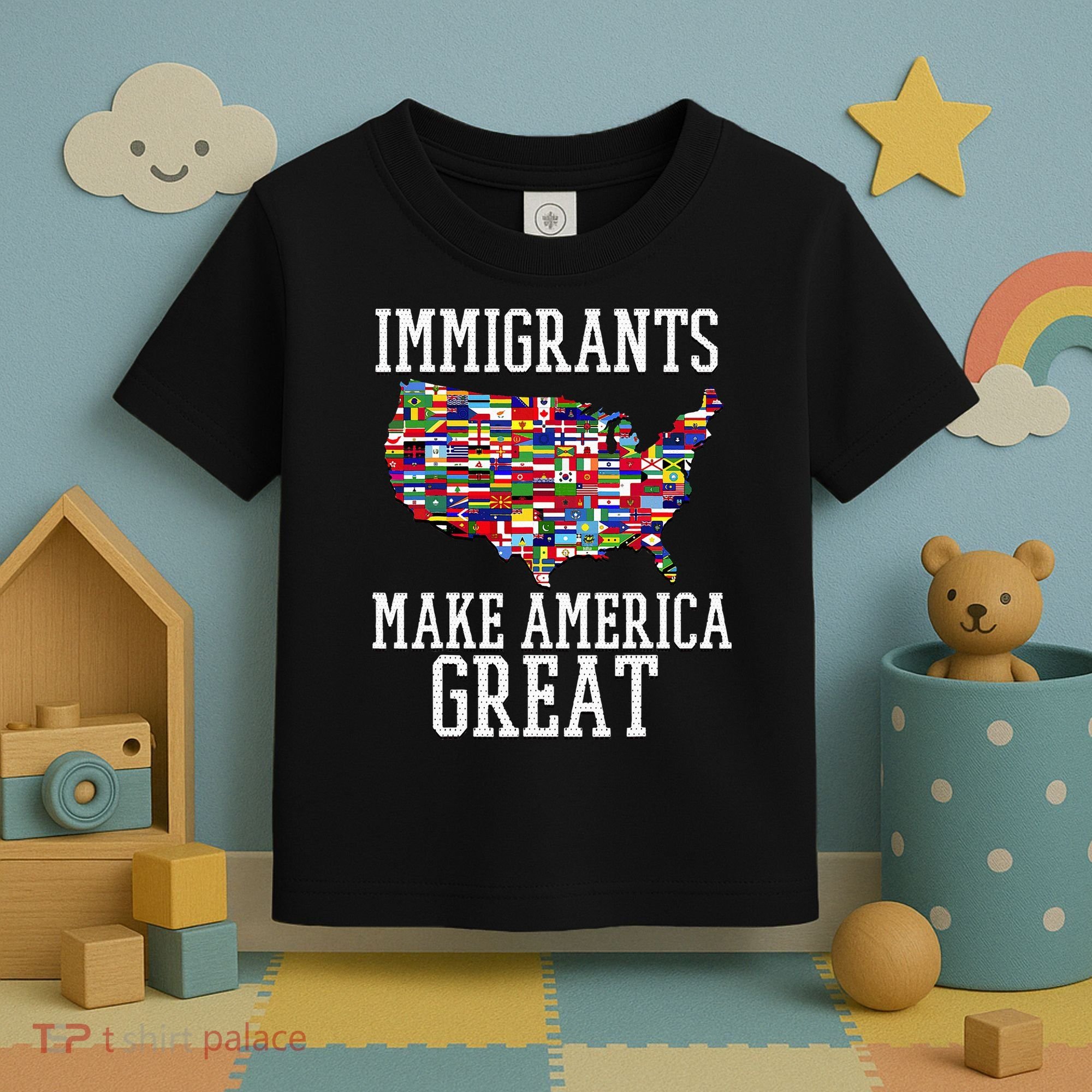 Immigrants Make America Great Gift Toddler T-Shirt