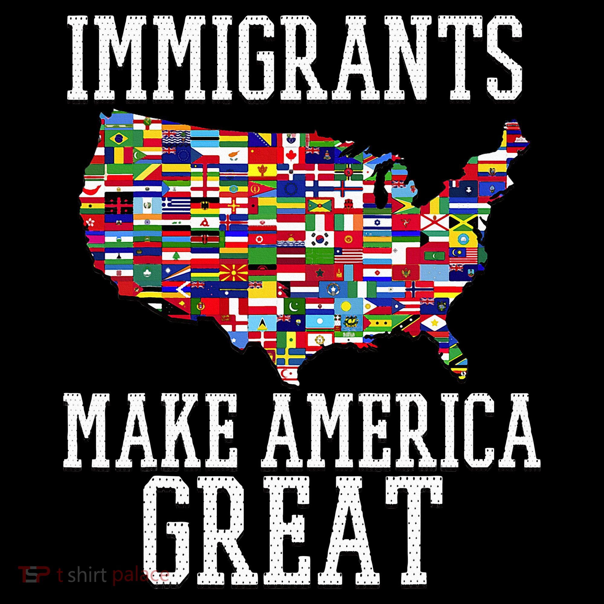 Immigrants Make America Great Gift Women's Long Sleeve Shirt