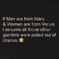 If Men Are From Mars And Women From Venus Out Of Uranus T-Shirt thumb 7