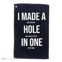 I Made A Hole In One Golf Golf Towel thumb 0