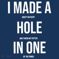 I Made A Hole In One Golf Visor thumb 3