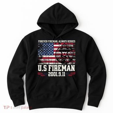 In Memory And Honor Of Firefighters Remembering 911 Hoodie