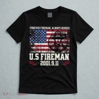 In Memory And Honor Of Firefighters Remembering 911 T-Shirt thumb 5