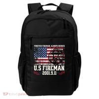 In Memory And Honor Of Firefighters Remembering 911 Backpack thumb 0