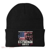 In Memory And Honor Of Firefighters Remembering 911 Beanie thumb 0