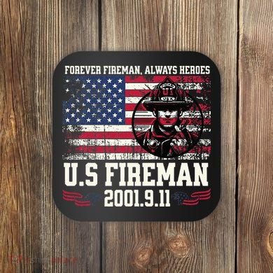 In Memory And Honor Of Firefighters Remembering 911 Coaster