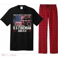In Memory And Honor Of Firefighters Remembering 911 Pajama Set thumb 0