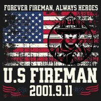 In Memory And Honor Of Firefighters Remembering 911 Pajama Set thumb 2