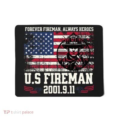 In Memory And Honor Of Firefighters Remembering 911 Mousepad
