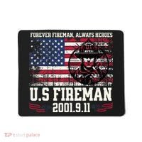 In Memory And Honor Of Firefighters Remembering 911 Mousepad thumb 0