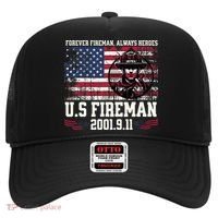In Memory And Honor Of Firefighters Remembering 911 Hat thumb 0