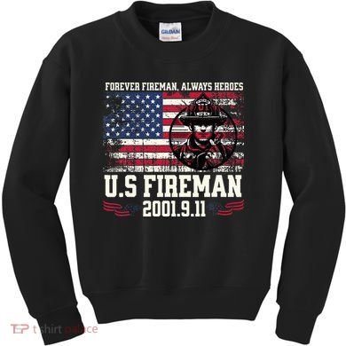 In Memory And Honor Of Firefighters Remembering 911 Kids Sweatshirt