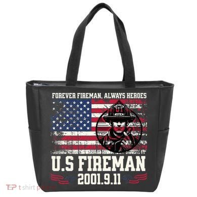 In Memory And Honor Of Firefighters Remembering 911 Tote Bag