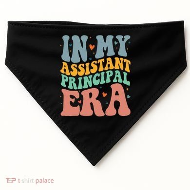 In My Assistant Principal Era Groovy USA-Made Doggie Bandana