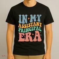In My Assistant Principal Era Groovy T-Shirt thumb 3