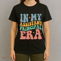 In My Assistant Principal Era Groovy T-Shirt thumb 4
