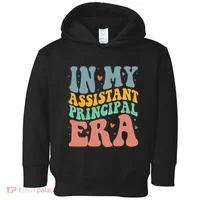 In My Assistant Principal Era Groovy Toddler Hoodie thumb 0