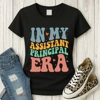 In My Assistant Principal Era Groovy Women's T-Shirt thumb 3