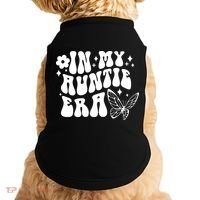 In My Auntie Era Fun Aunt Butterfly Doggie Tank thumb 0