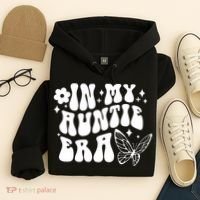 In My Auntie Era Fun Aunt Butterfly Hoodie thumb 4