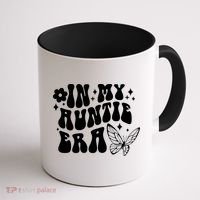 In My Auntie Era Fun Aunt Butterfly Coffee Mug thumb 1
