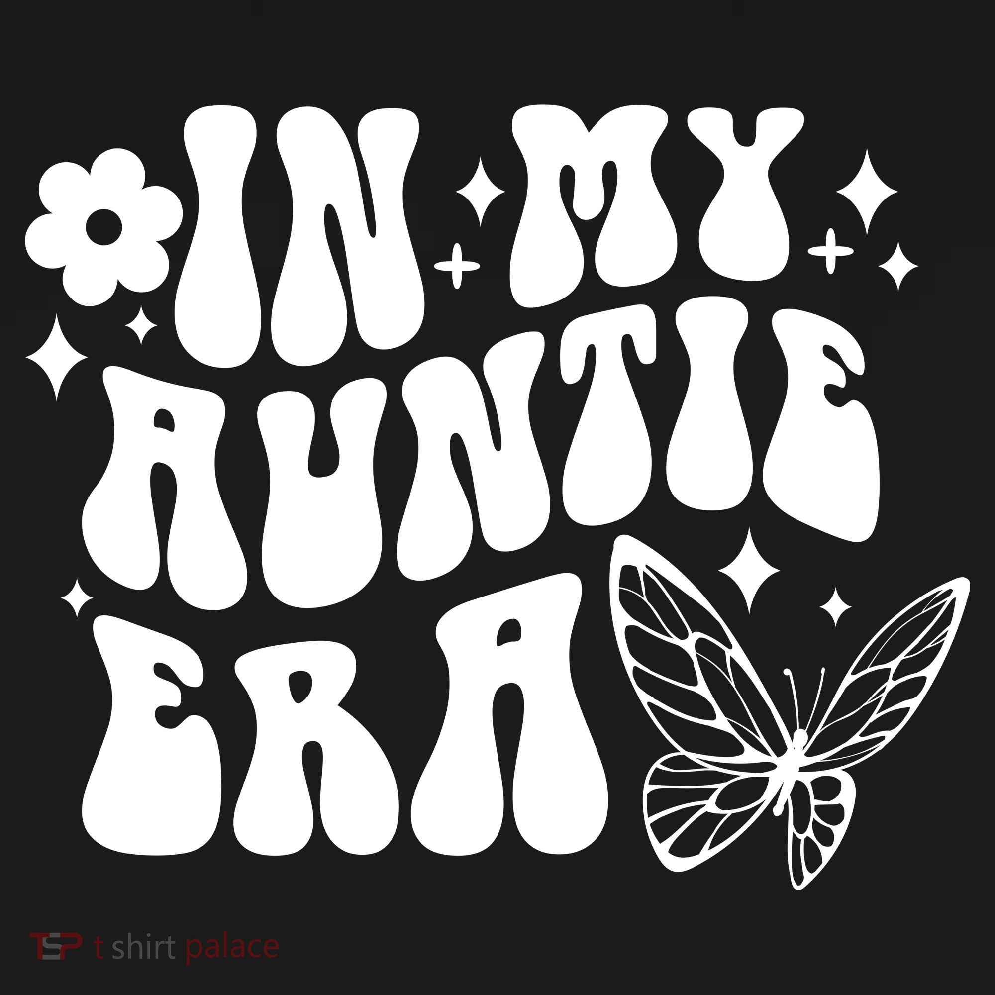 In My Auntie Era Fun Aunt Butterfly Women's Hoodie