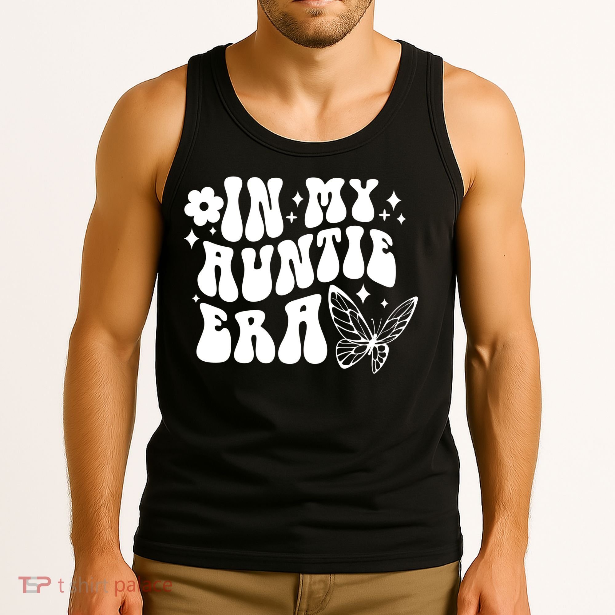 In My Auntie Era Fun Aunt Butterfly Tank Top