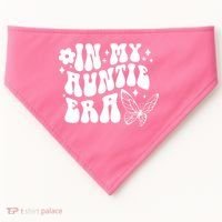 In My Auntie Era Fun Aunt Butterfly USA-Made Doggie Bandana thumb 0