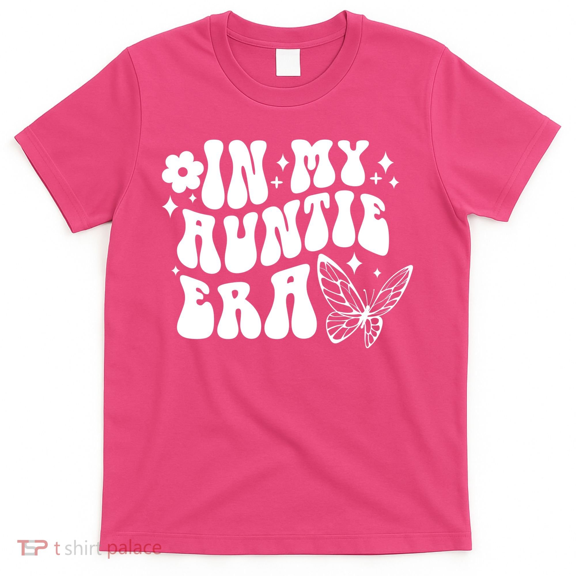 In My Auntie Era Fun Aunt Butterfly T-Shirt