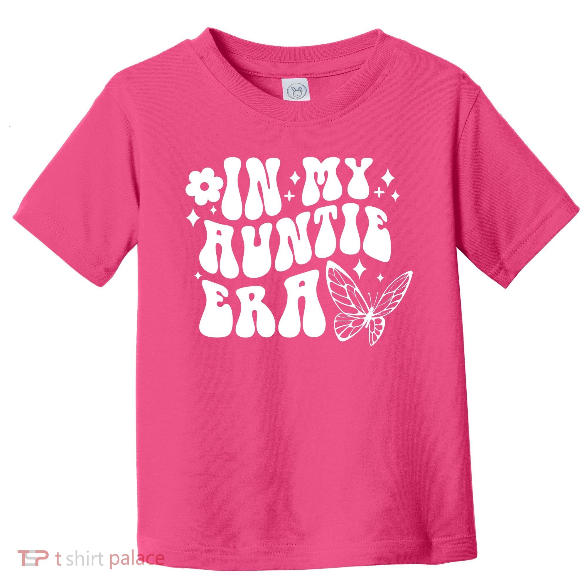 In My Auntie Era Fun Aunt Butterfly Toddler T-Shirt
