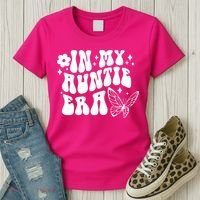 In My Auntie Era Fun Aunt Butterfly Women's T-Shirt thumb 3