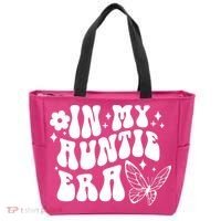 In My Auntie Era Fun Aunt Butterfly Tote Bag thumb 0
