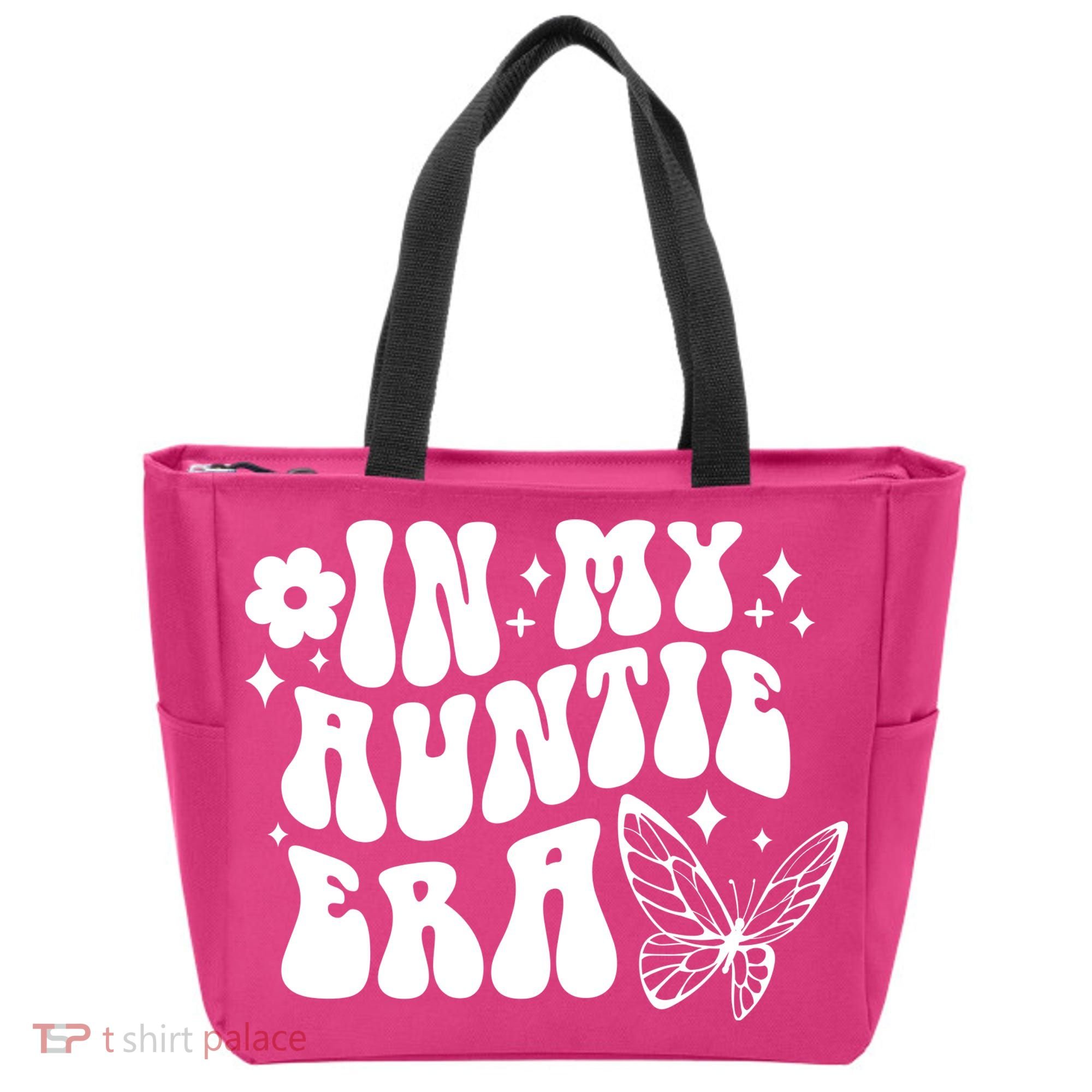 In My Auntie Era Fun Aunt Butterfly Tote Bag