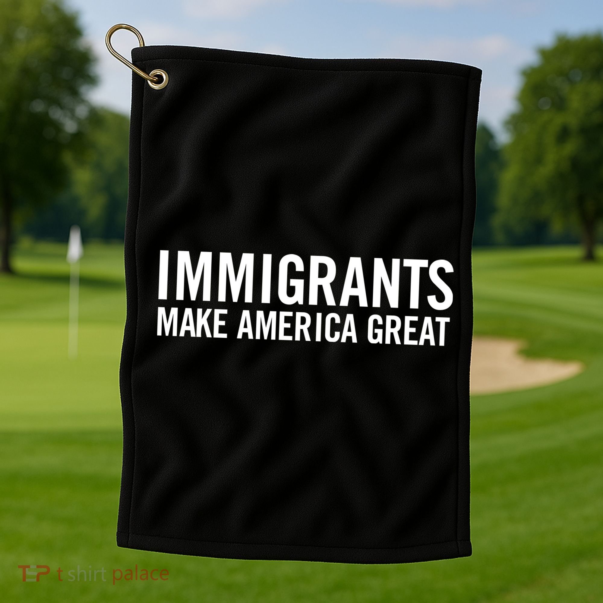Immigrants Make America Great Golf Towel