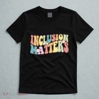 Inclusion Matters Autism Awareness Retro Floral T-Shirt thumb 5