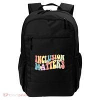 Inclusion Matters Autism Awareness Retro Floral Backpack thumb 0