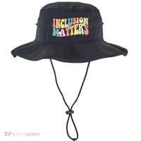 Inclusion Matters Autism Awareness Retro Floral Bucket Hat thumb 0
