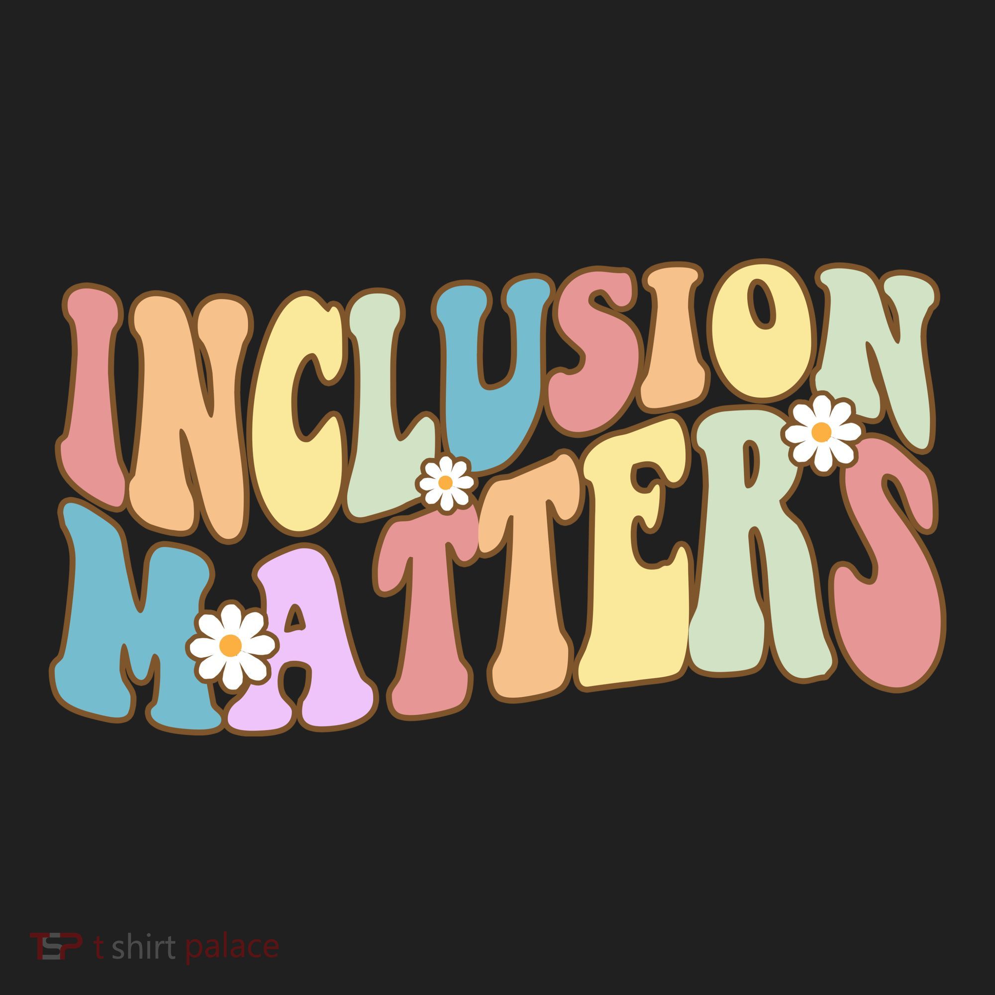 Inclusion Matters Autism Awareness Retro Floral Beanie