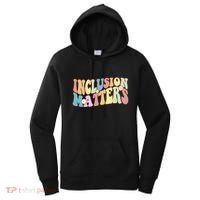 Inclusion Matters Autism Awareness Retro Floral Women's Hoodie thumb 0