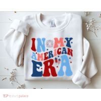 In My American Era Festive 4th Of July Summer Sweatshirt thumb 2