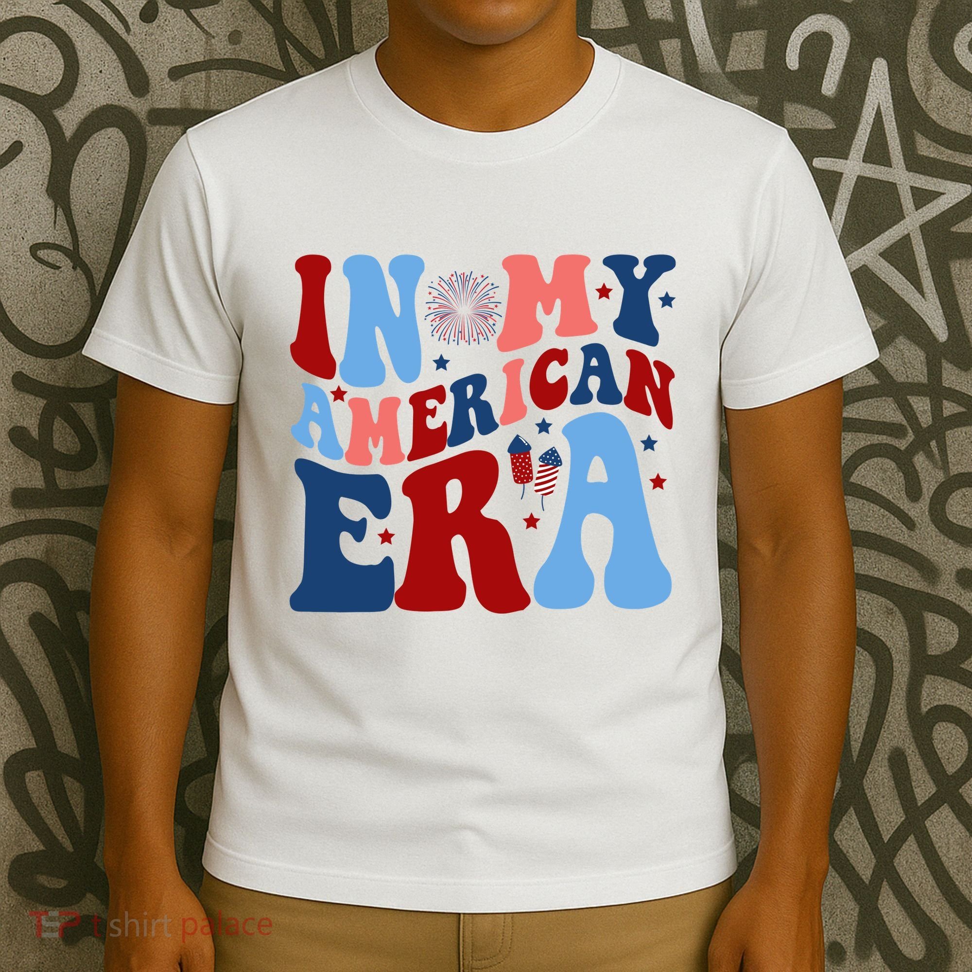 In My American Era Festive 4th Of July Summer T-Shirt