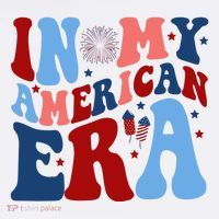 In My American Era Festive 4th Of July Summer Women's Hoodie thumb 2