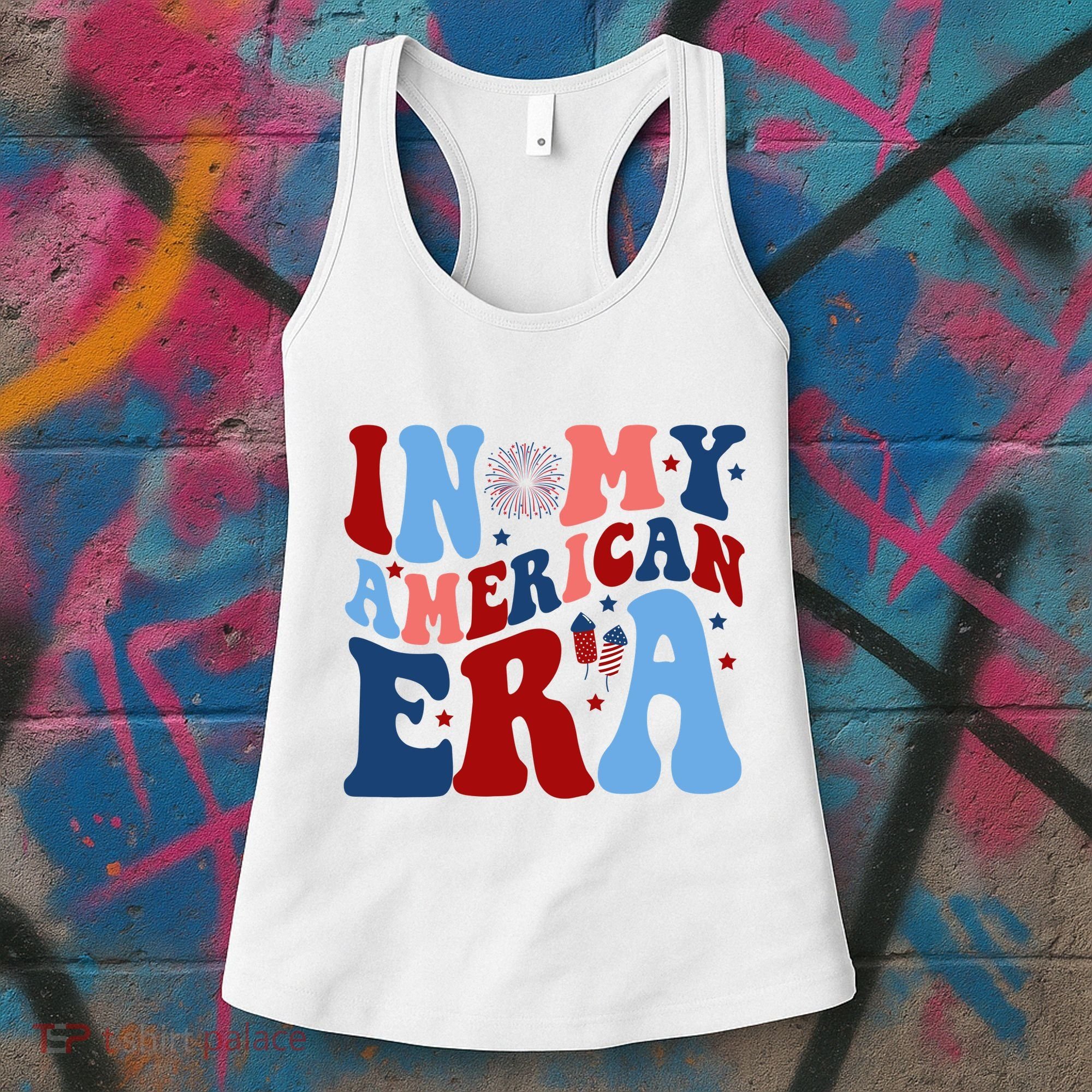 In My American Era Festive 4th Of July Summer Women's Tank Top