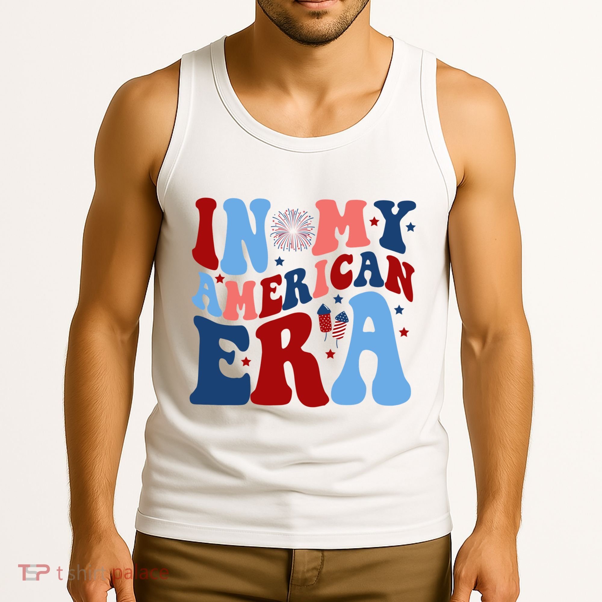 In My American Era Festive 4th Of July Summer Tank Top