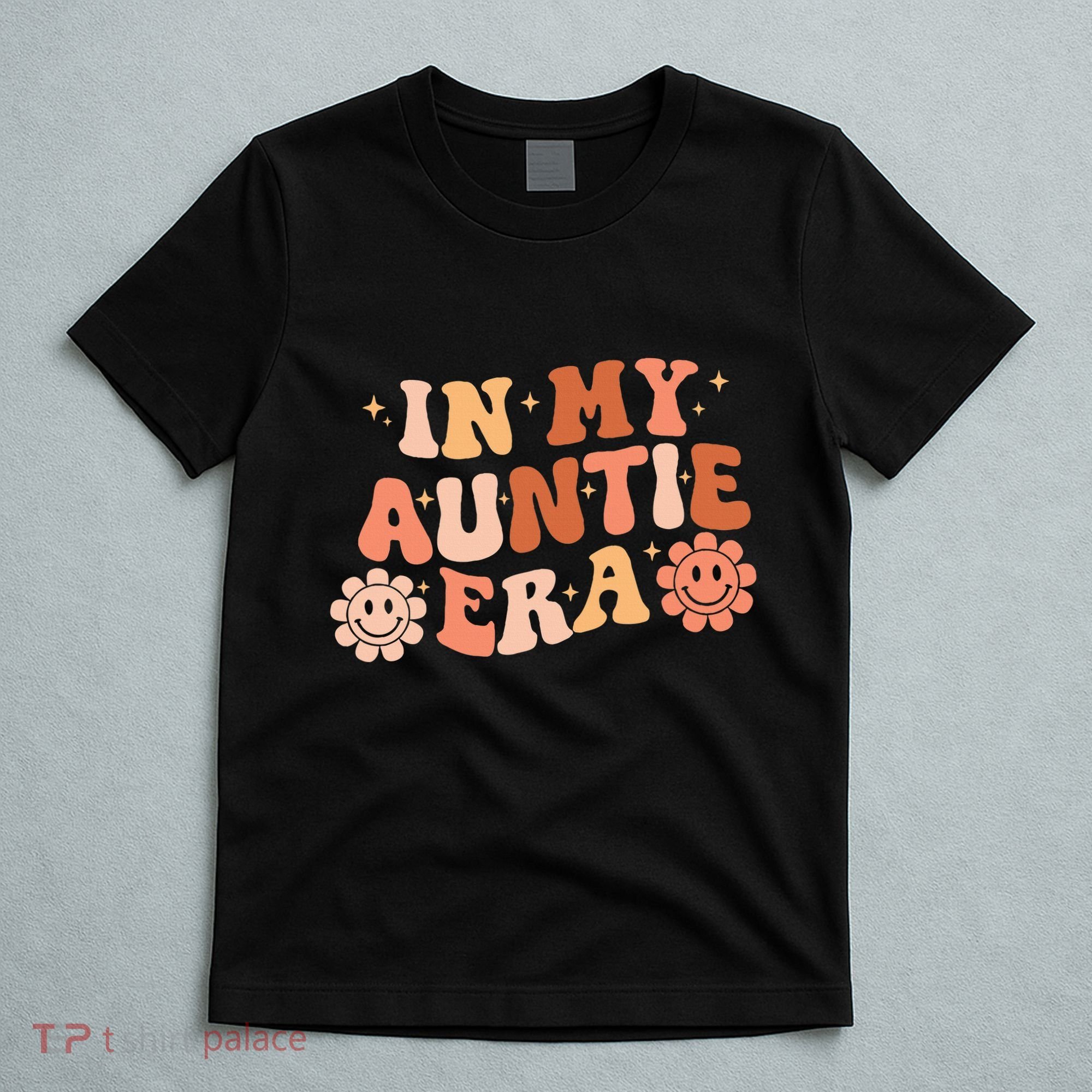 In My Auntie Era Niece Nephew Matching Groovy T-Shirt